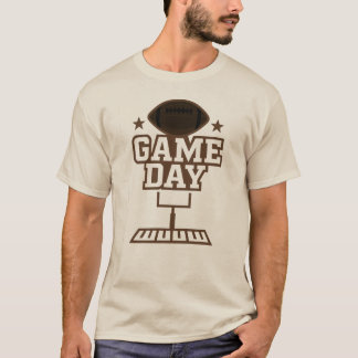 Game Day Amerikaans Football Grafisch Ontwerp T-shirt
