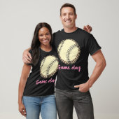 Game Day Baseball Leopard T-shirt (Unisex)