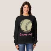 Game Day Baseball Leopard Trui (Voorkant volledig)