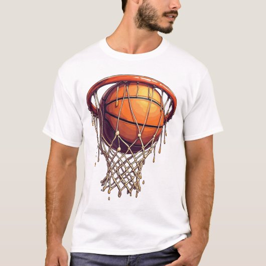 Game Day Basketball Drip T-shirt (Voorkant)