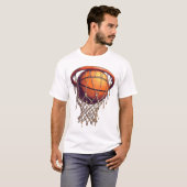 Game Day Basketball Drip T-shirt (Voorkant volledig)