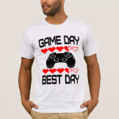 Game Day Beste Dag T-Shirt (Voorkant)