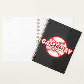Game Day Cracked Baseball Sports Graphic (Devant avec enveloppe)