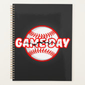 Game Day Cracked Baseball Sports Graphic (Devant)