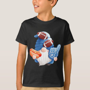 Game Day Football Gnome Touchdown Coach Dad Refere T-shirt