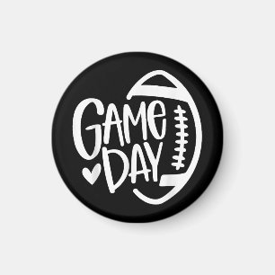 Game Day Football Seizoen Funny Mannen Vrouwenteam Magneet
