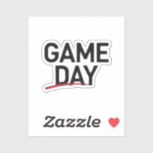 Game Day Krachtige Statement Ontwerp