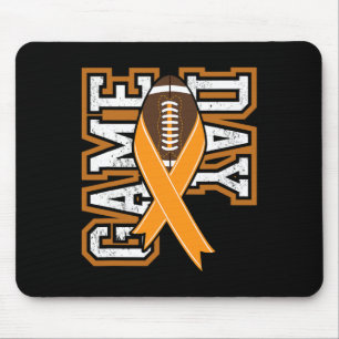Game Day - Leukemie kankerbewustzijn Football ribb Muismat