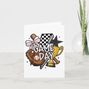 Game Day Mama Honkbal Moeder Voor Vrouwen Meisje K Kaart