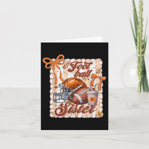 Game Day Retro Touchdown Seizoen Football Sister A Kaart