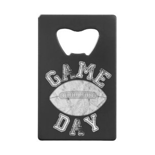 Game Day Screwball Afbeeldingen Kredietkaart Flessenopener