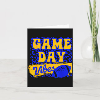 Game Day Sfeer American Football Seizoen Football  Kaart