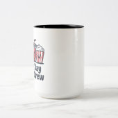 Game Day Snack Crew Tweekleurige Koffiemok (Center)