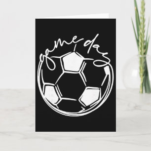 Game Day Sports Ouder Voetbal Moeder Kaart
