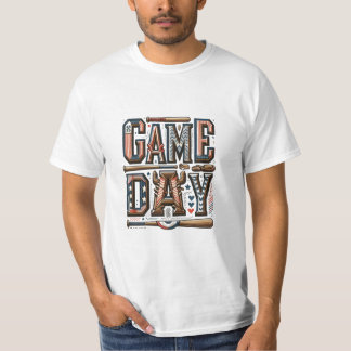 "GAME DAY" T-shirt ontwerp