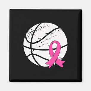 Game Day Vibes Breast Cancer Bewustheid Roze mandj Magneet