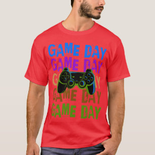 Game day-videogames t-shirt