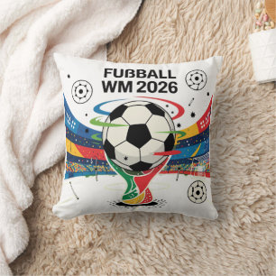 Game Day Voetbal 2026 Voetbal Fan Decoratie Kussen
