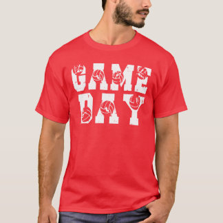 Game Day Volleyball Game Day Volleyball Fan Gifts  T-shirt
