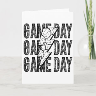 Game Day Volleyll Bliksemschicht Volleyll Mama Pap Kaart