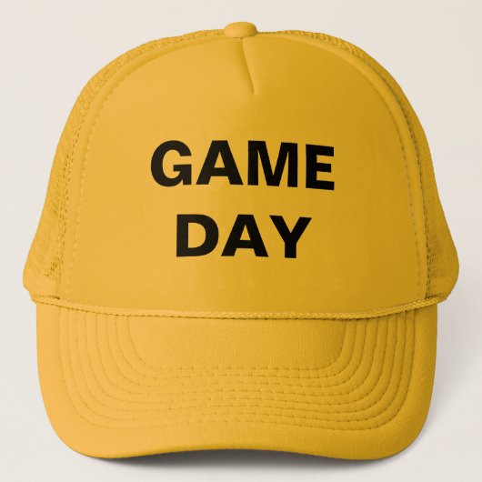 Game Day Yellow Trucker Pet (Voorkant)