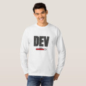 Game Dev Compiling - Red Compiling Hoodie T-shirt (Voorkant volledig)