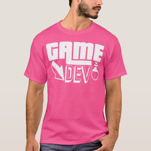 Game Dev Programmeur Gamer Level Design Software f T-shirt (Voorkant)