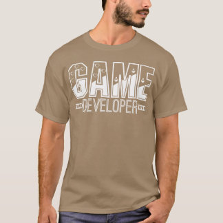 Game Developer Programmer Coder Gameplay Coding gi T-shirt