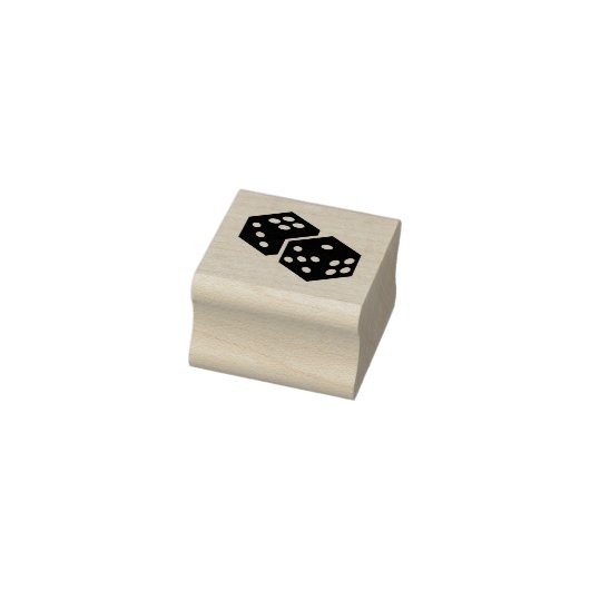 "Game Dice" Rubberen stempel (Stempel)
