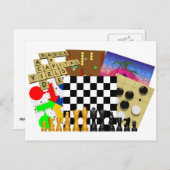 Game en Puzzle Week Briefkaart (Voorkant / Achterkant)