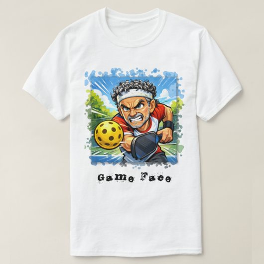 Game Face Pickleball T-shirt (Design devant)