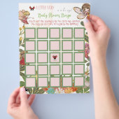Game Fairy Whimsical Ladybug Baby Bingo Flyer (Hand)