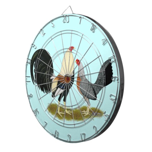 Game Fowl Pair Dartbord (Voorkant Rechts)