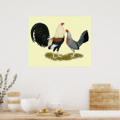 Game Fowl Pair Poster (Keuken)