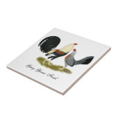 Game Fowl Pair Tegeltje (Zijkant)