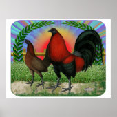 Game Fowl Wreath Poster (Voorkant)