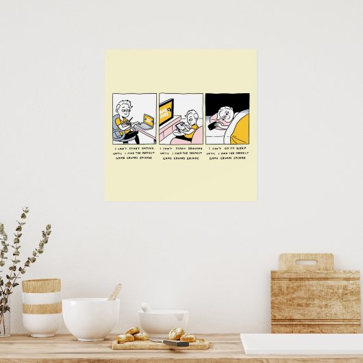 Game Grumps houdt van Poster (Keuken)