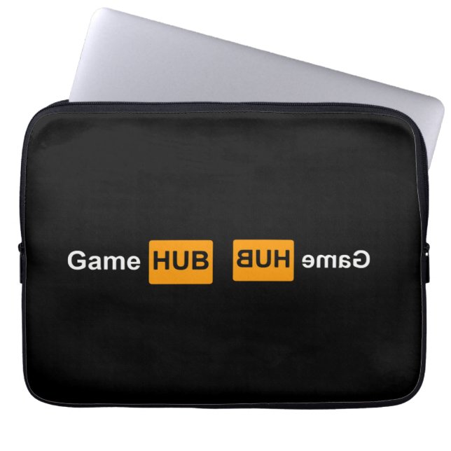 Game Hub Laptop Sleeve (Voorkant)