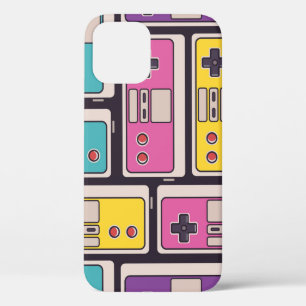 Game Joysticks Kleurrijke behang iPhone 12 Hoesje