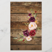 Game-kaart voor Bourgogne-paren Flyer (Achterkant)