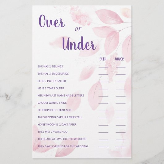 Game-kaart voor meerdere of minder schotels flyer (Voorkant)