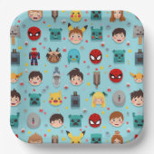 Game karakter boy's party bord (Voorkant)