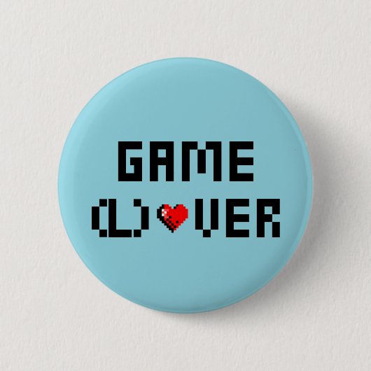 Game (L) Over Ronde Button 5,7 Cm (Voorkant)