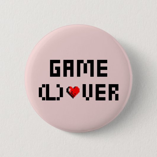 Game (L) Over Ronde Button 5,7 Cm (Voorkant)