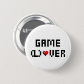 Game (L) Over Ronde Button 5,7 Cm (Voorkant /achterkant)