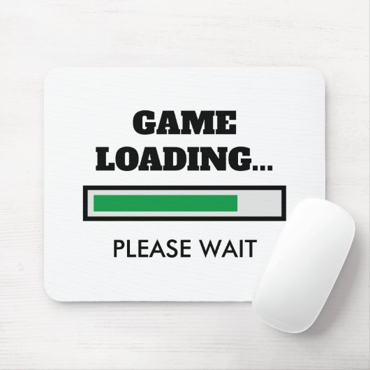 Game Loading progress bar muispad voor gamer Muismat (Met muis)