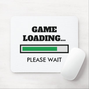 Game Loading voortgangsbalkpad voor gamer Muismat