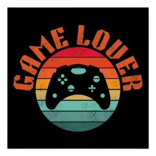GAME LOVER GAMING CONTROLLER PERFECT POSTER