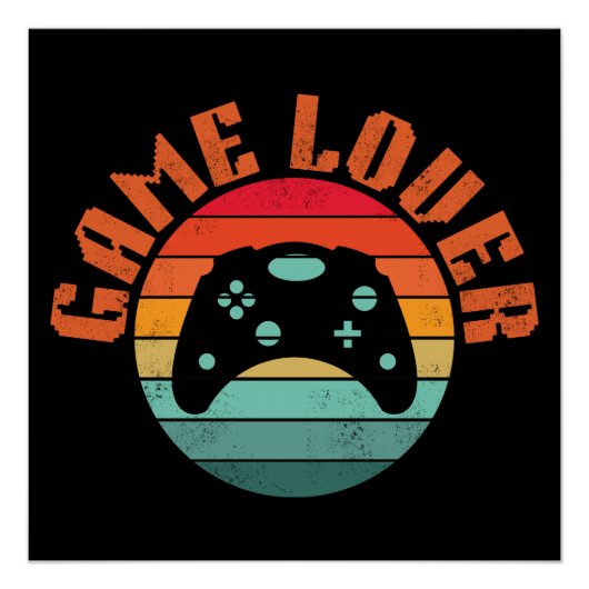GAME LOVER GAMING CONTROLLER PERFECT POSTER (Voorkant)