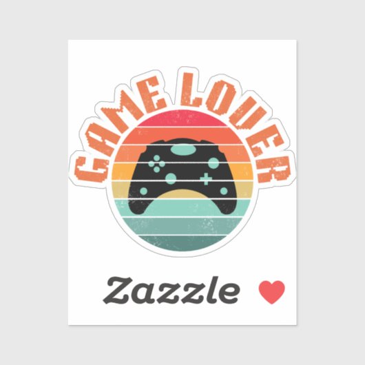 GAME LOVER GAMING CONTROLLER STICKER (Vel)